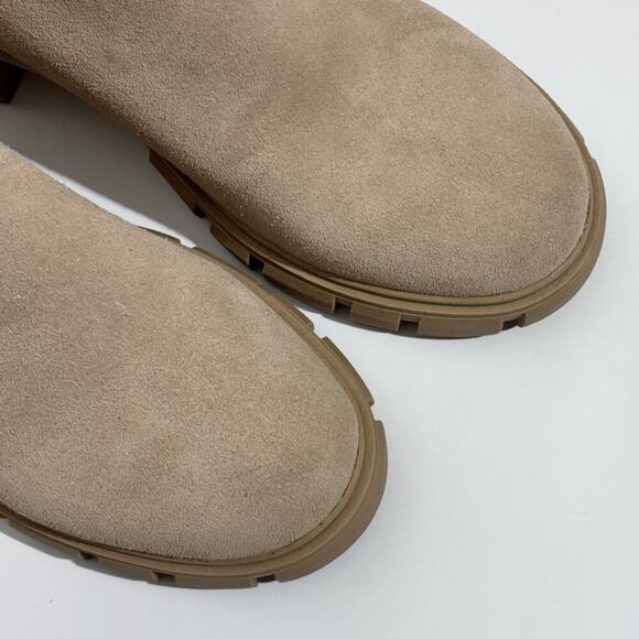 Steve Madden Sand Howler Chelsea Lug Sole Block Heel Ankle Boots Size 8.5 - Picture 6 of 12